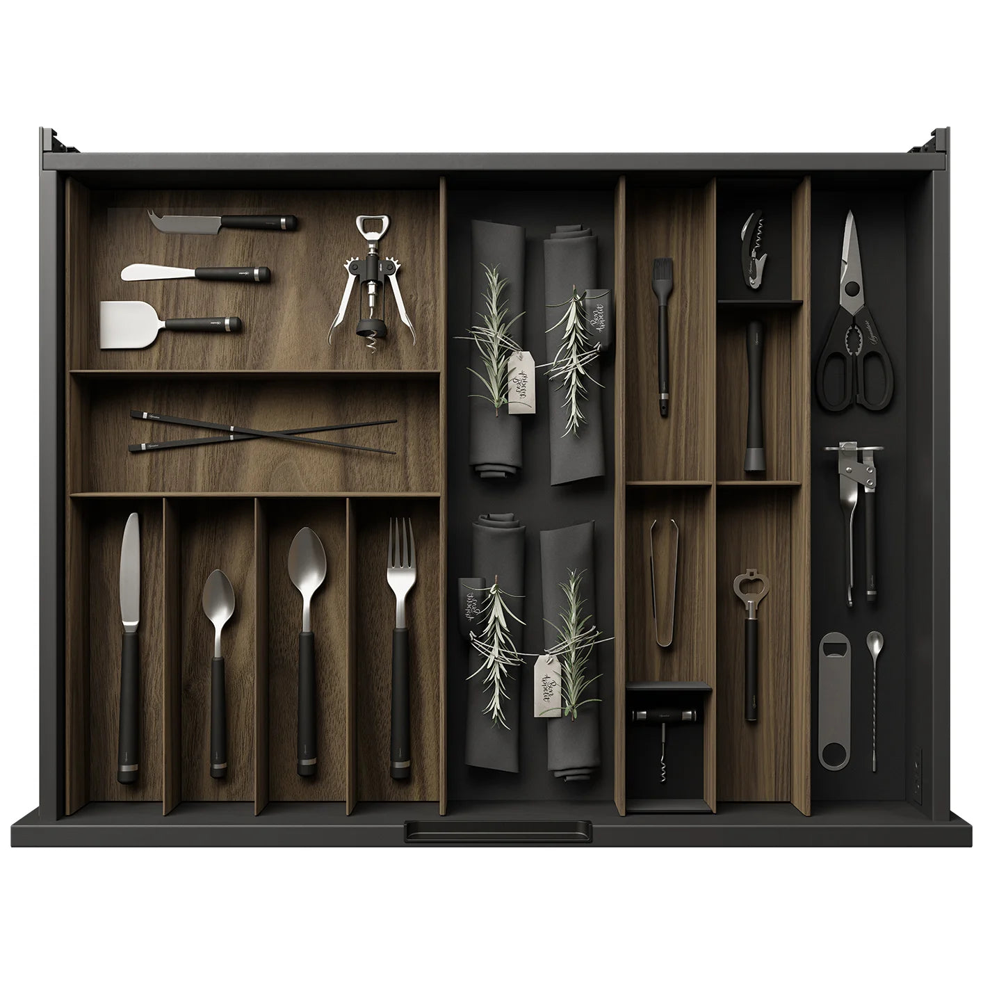 30" Cutlery drawer organizer - Genevieve