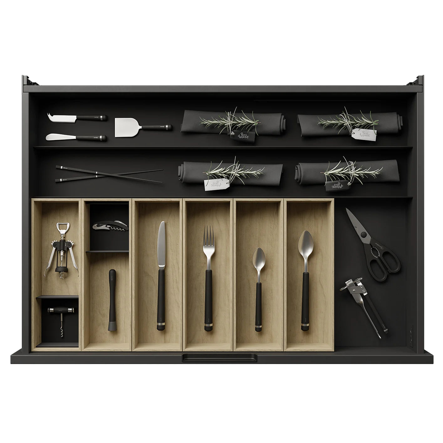 33" Cutlery drawer organizer - Rose Marie