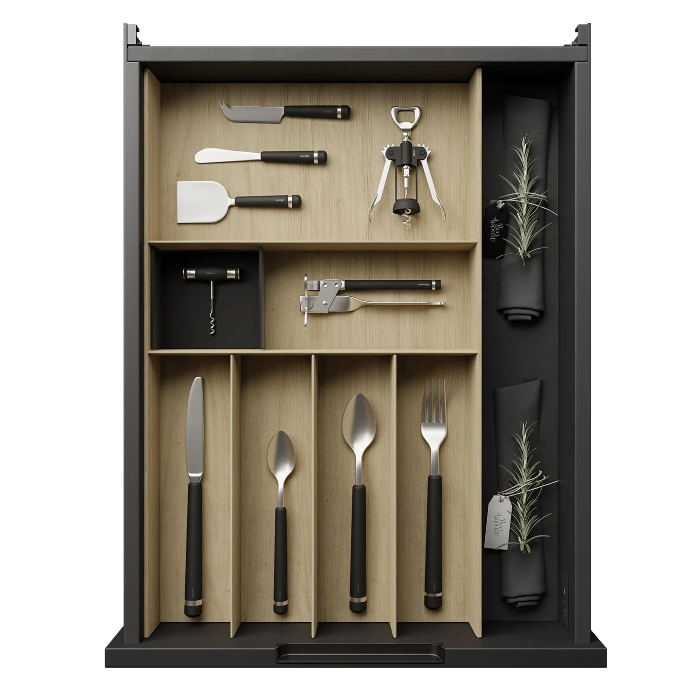 18" Cutlery drawer organizer - Victoria